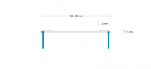 Profil 5 Beidseitig 100 200 Mm